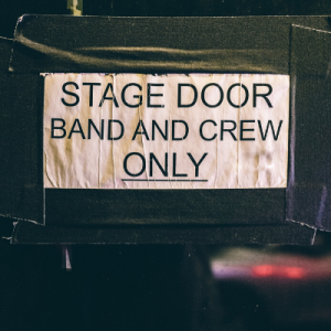 Stage door